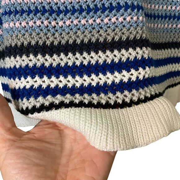 Cotton By Autumn Cashmere Crochet Tank Top Size Medium - Picture 5 of 6